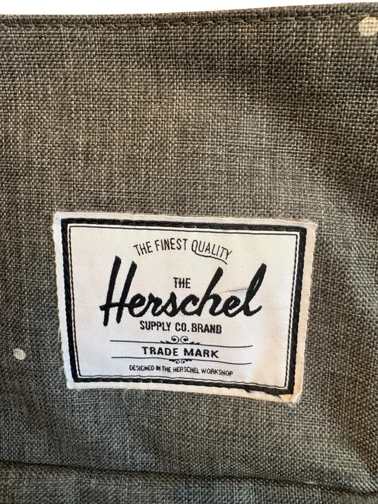 Herschel Supply Co. Grey Dot Backpack with Cream Patch - Picture 4 of 5